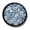 Mother of Pearl Shell Buttons, One Side is White, the Other Size is ...