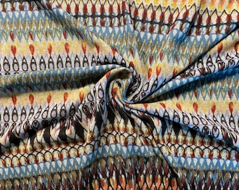 Gebürsteter Strickjersey 4-Wege-Stretch: 60 "breiter Lofted Sweater-Weight Stoff verkauft."
