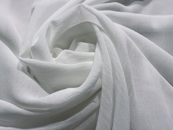 Crinkle chiffon fabric by the deals yard