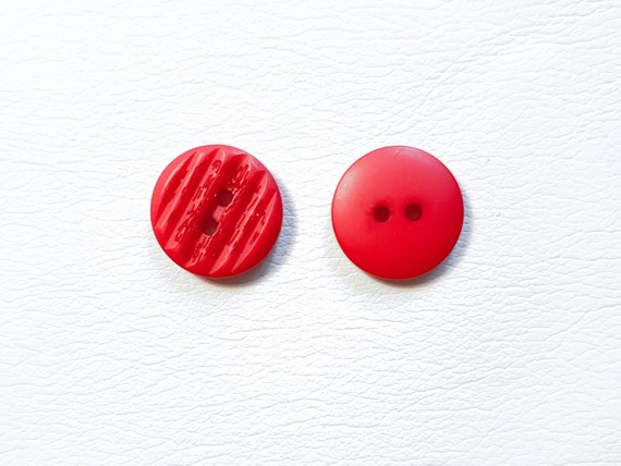 Red Sewing Buttons in Bulk for Button Crafts