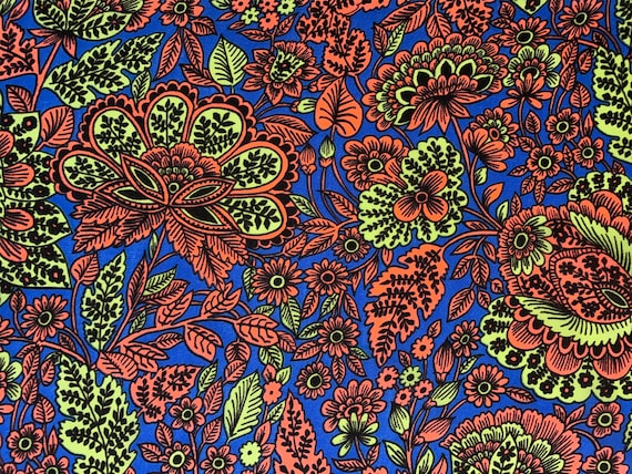 Tissu Mural Cachemire Bleu - Perse Vintage - Jeté Tapisserie Hippie - Coton