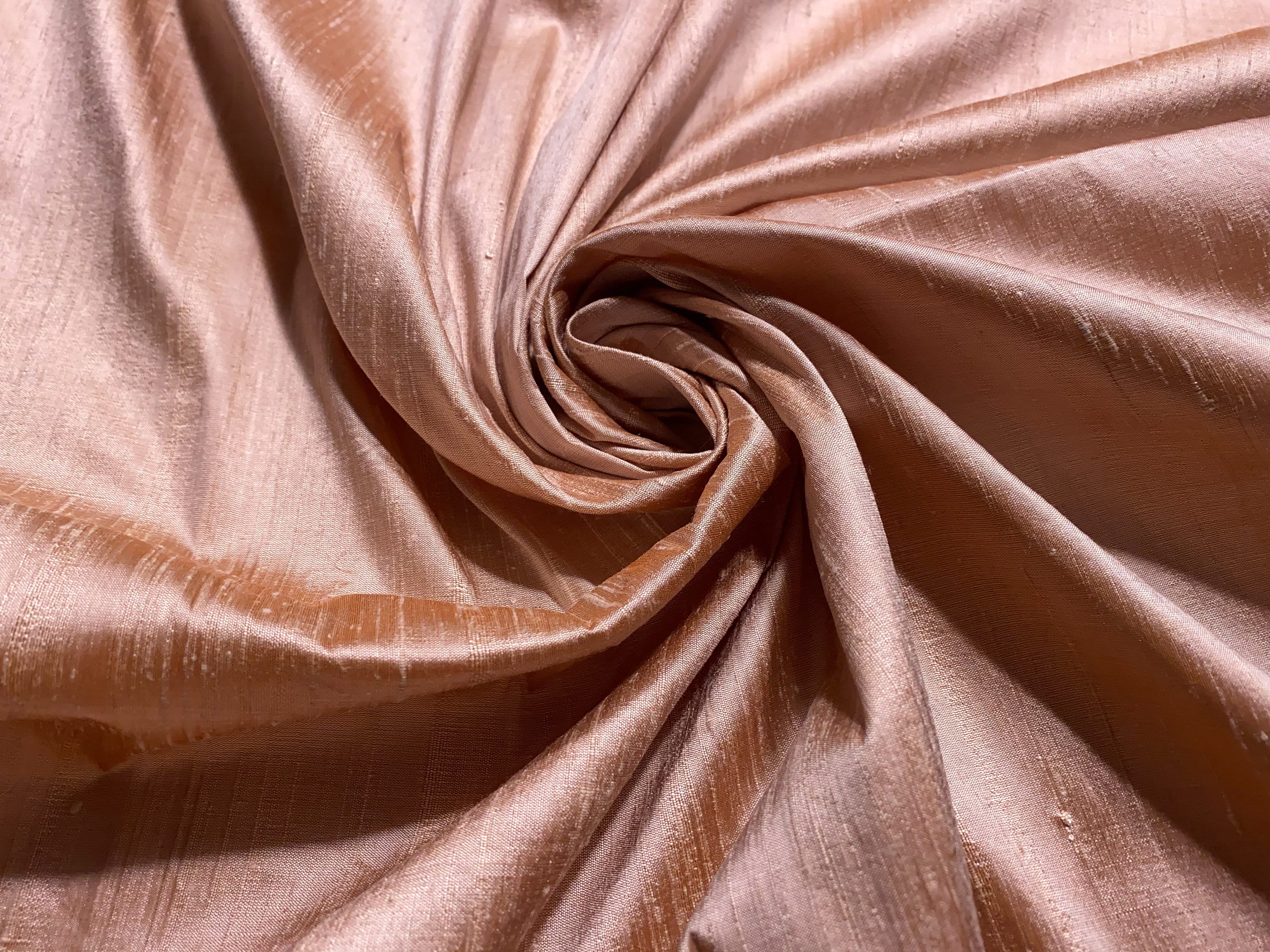 Silk Dupioni BLUSH / CHAMPAGNE Iridescent Ombré 100 Etsy