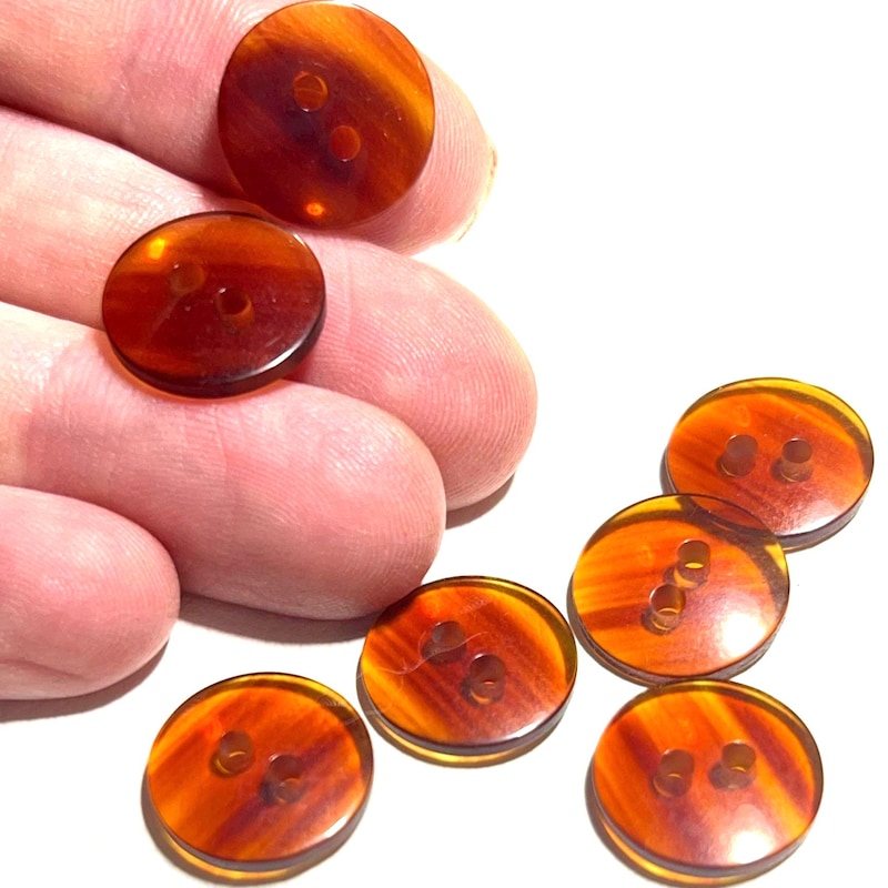 Amber Buttons - Etsy UK