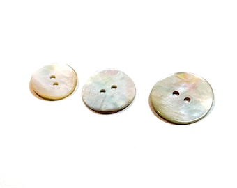 18 mm | 20 mm | 24 mm parelmoeren knopen: 3/4" | 13/16" | 15/16" MOP Shell-knop (set van 6-50)