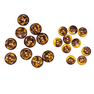 Set of 2-24 Tiger's Eye Resin Buttons 2 Size Options: - Etsy