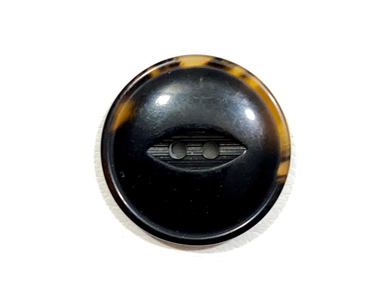 6, 25mm 40L Black Round Buttons, Buttons With Four Hole, Large Buttons,  Jacket Buttons, Coat Buttons, 1 Inch Buttons 