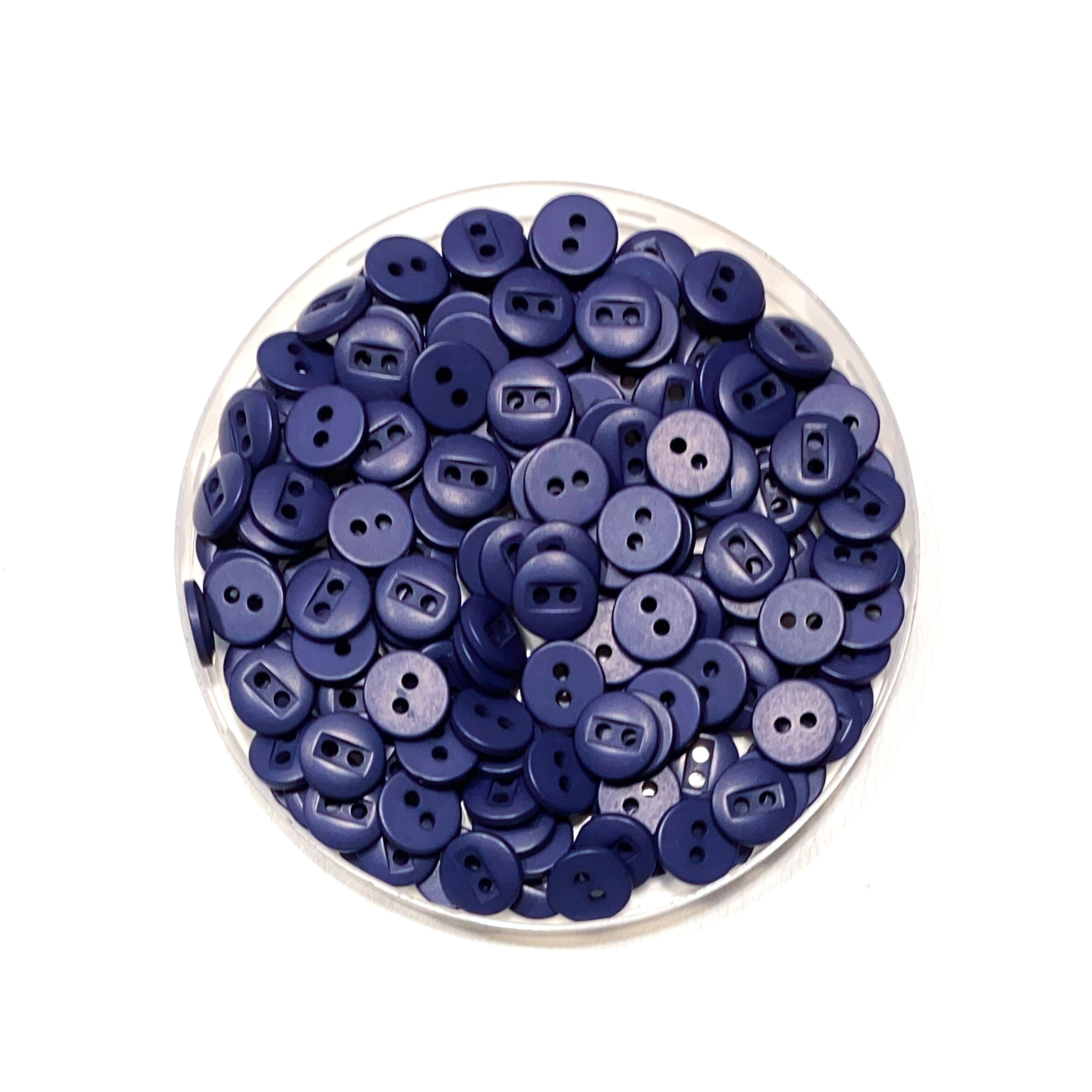 11.5 mm Matte Navy Blue Shirt Buttons 17 L 7/16 8 Etsy