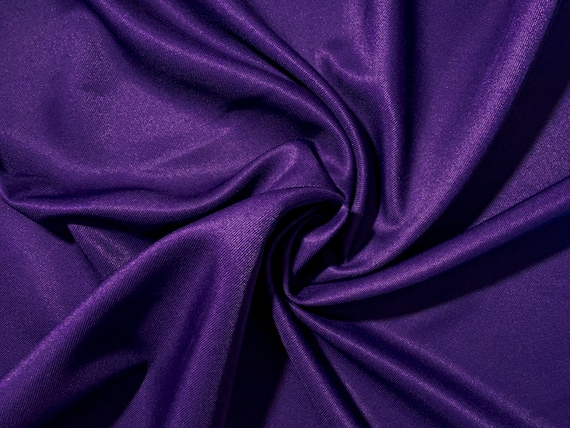 Gabardine ROYAL PURPLE High Quality 60 Wide Solid Suiting Retro