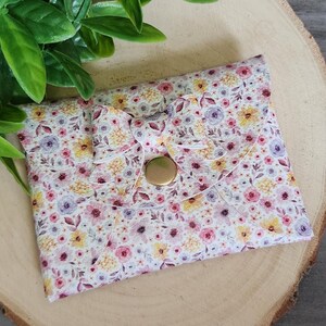 Porte-cartes floral en similicuir, Porte-monnaie en similicuir, Pochettes à fermeture pression, Cadeau d'anniversaire pour meilleur ami, Panier de Pâques pour ados