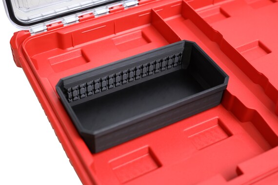 Custom MILWAUKEE PACKOUT Center Middle BINS SET Low Profile Organizer Tool  Box