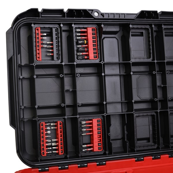 Plateaux de bits pour Milwaukee Packout Toolbox et Rolling Toolbox, ensemble de 2