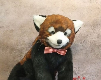Red Panda Plush Etsy