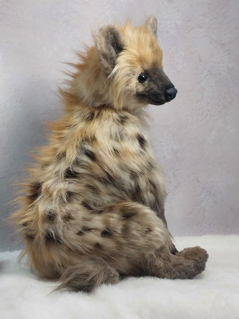 Realistic Hyena Stuffed Animal Cute Baby Hyena Cub Toy Soft - Etsy