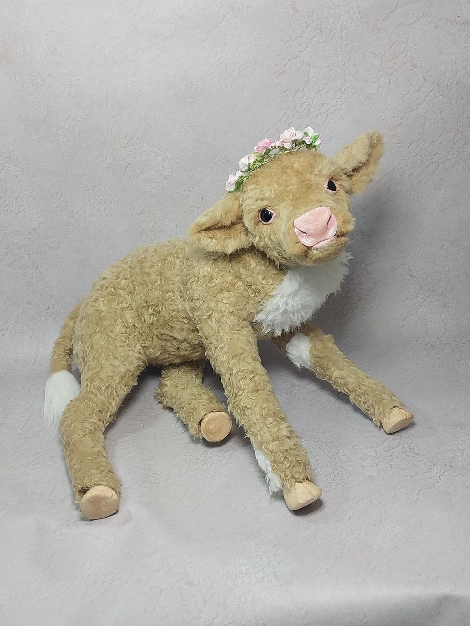 EXAMPLE LISTING Realistic Calf Stuffed Animal Cute Baby Cow Etsy