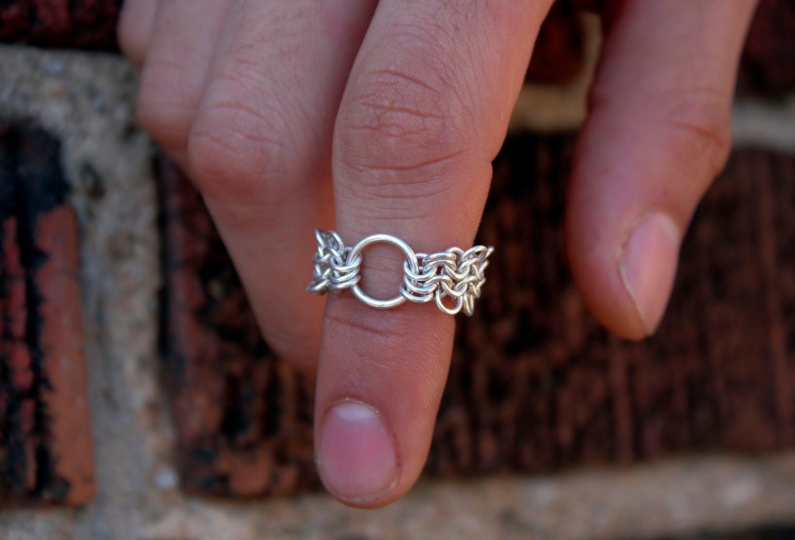 Chainmail Ring - Unique Jewelry Design
