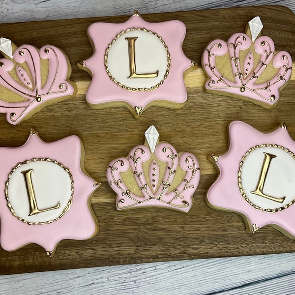 Princess Theme Custom Cookies