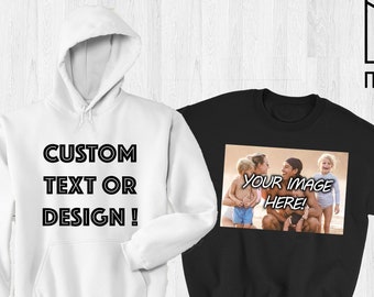 Custom hoodie, Unisex custom hoodie, For Men, Women Custom hoodie, Plus size custom hoodie, Design Your own, Add your text, Glitter design