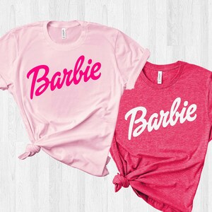 pink barbie t shirt