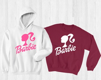 barbie pink sweatshirt