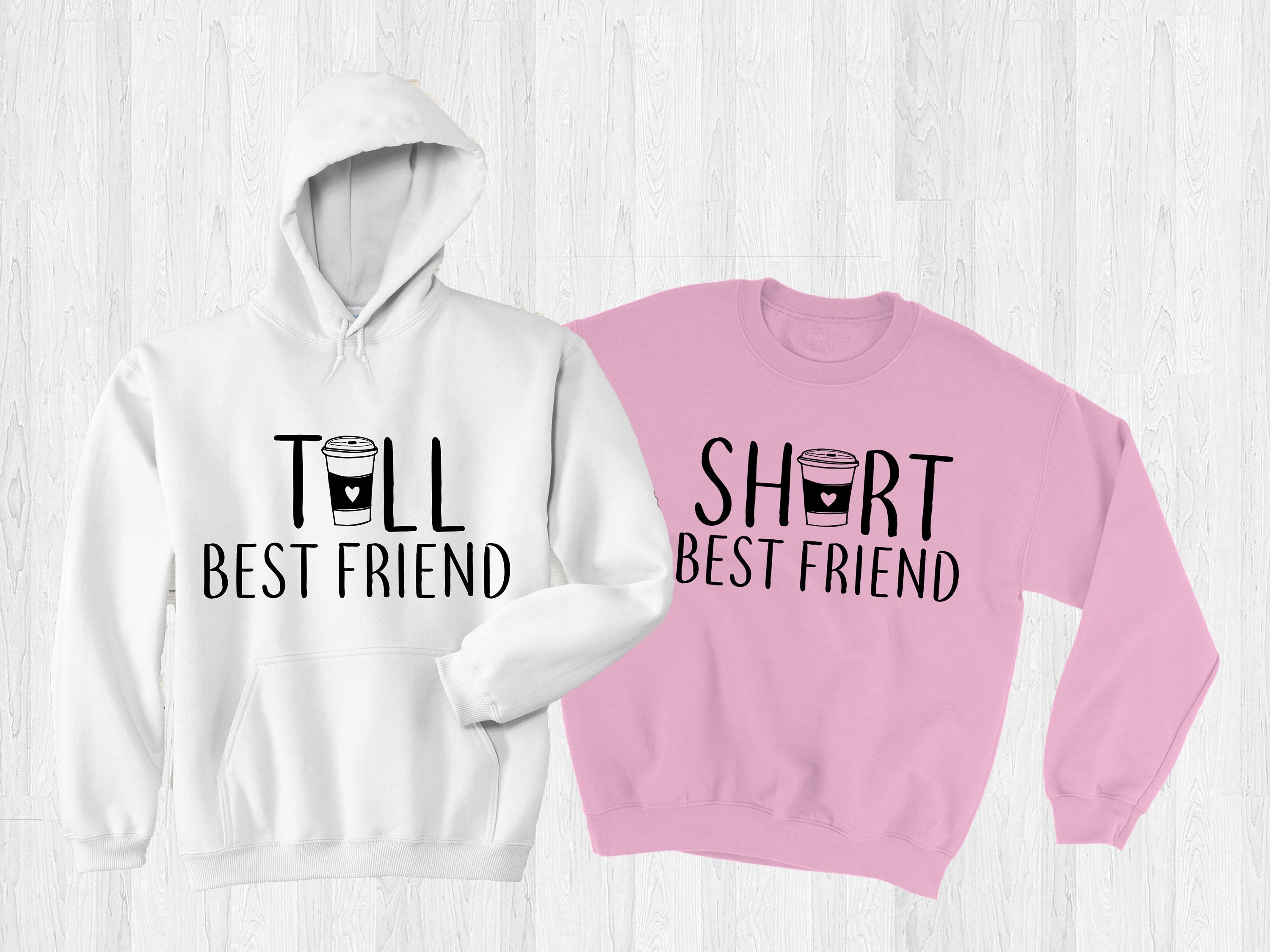 bestie matching hoodies