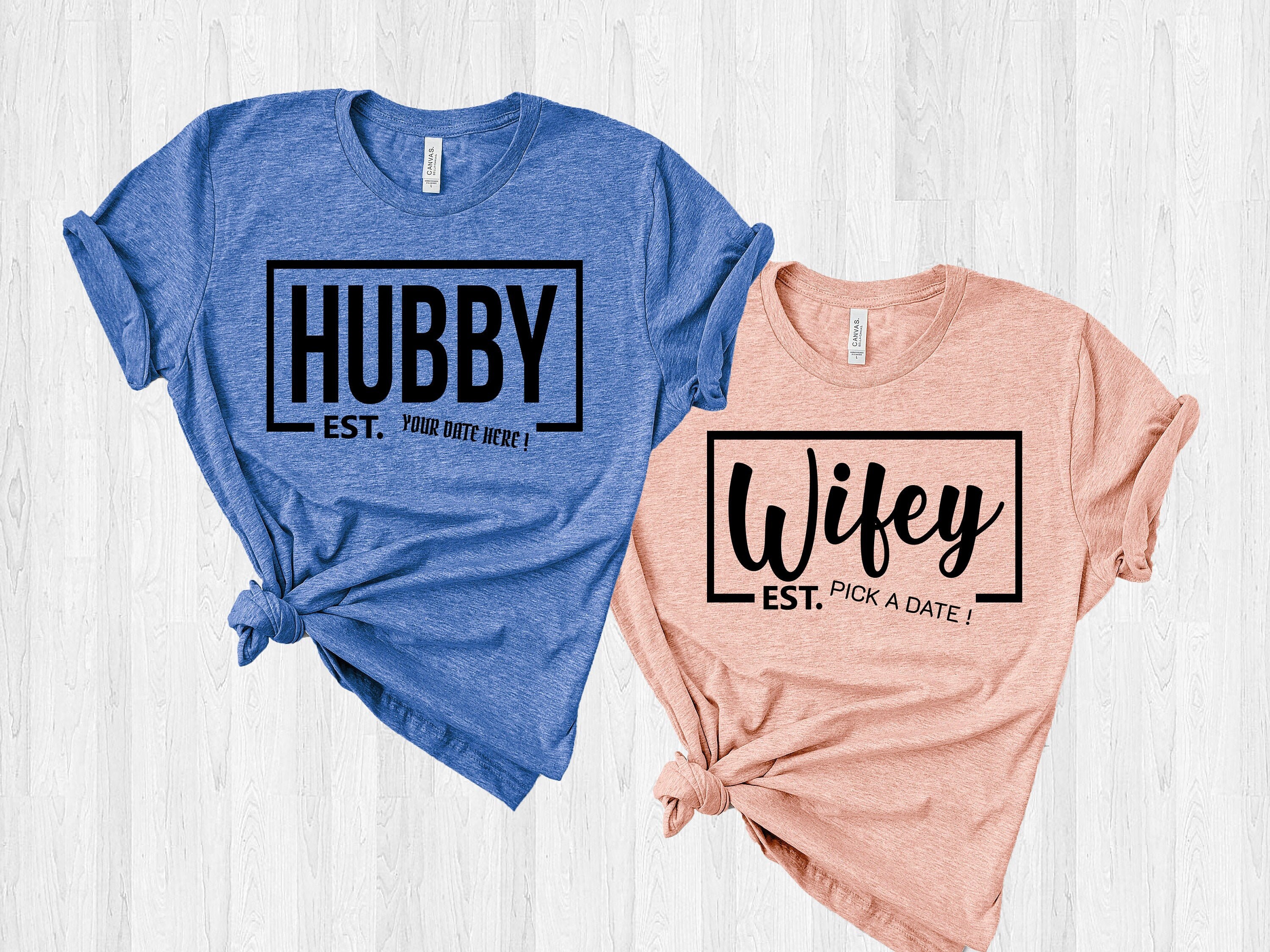 wifey and hubby shirts