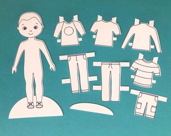 Paper Dolls Svg Etsy
