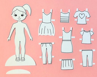 etsy paper dolls