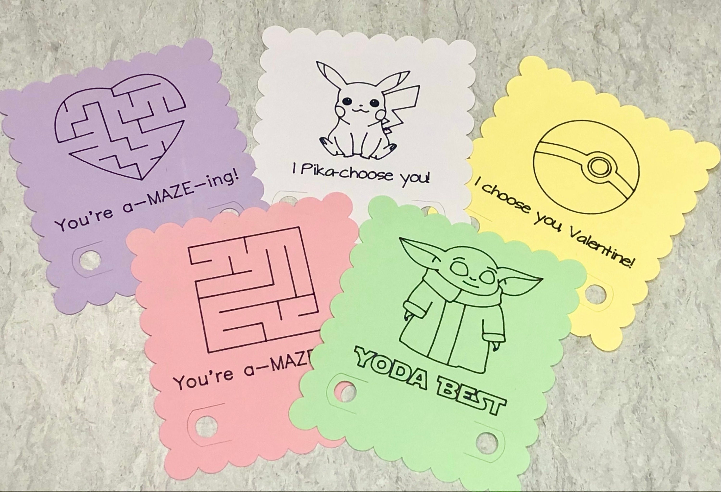 Pokemon Valentine's Crayon Card SVG Boys Valentines SVG | Etsy Canada
