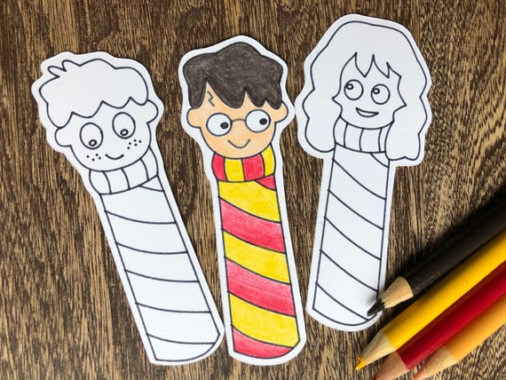 harry potter bookmark download svg and printable of harry etsy denmark