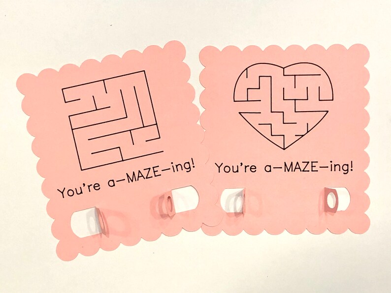 Download Valentines Kids Maze Crayon Card SVG a draw and cut | Etsy