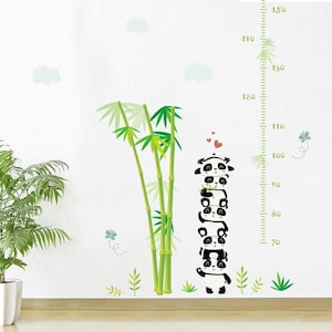 Stickers Babykamer, Baby Muur Toise, Kind Toise, Dierlijke Toise, Toise Sticker, Panda Boom, Jongen Meisje Kamer Sticker