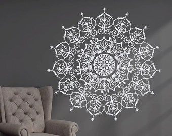 Stickers muraux, Mandala mural, Home decor, décoration d'intérieur, décoration murale