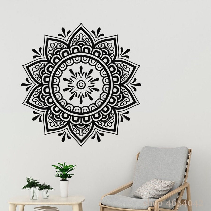stickers Muraux, Mandala Mural, Home Decor, Décoration d'intérieur, Murale