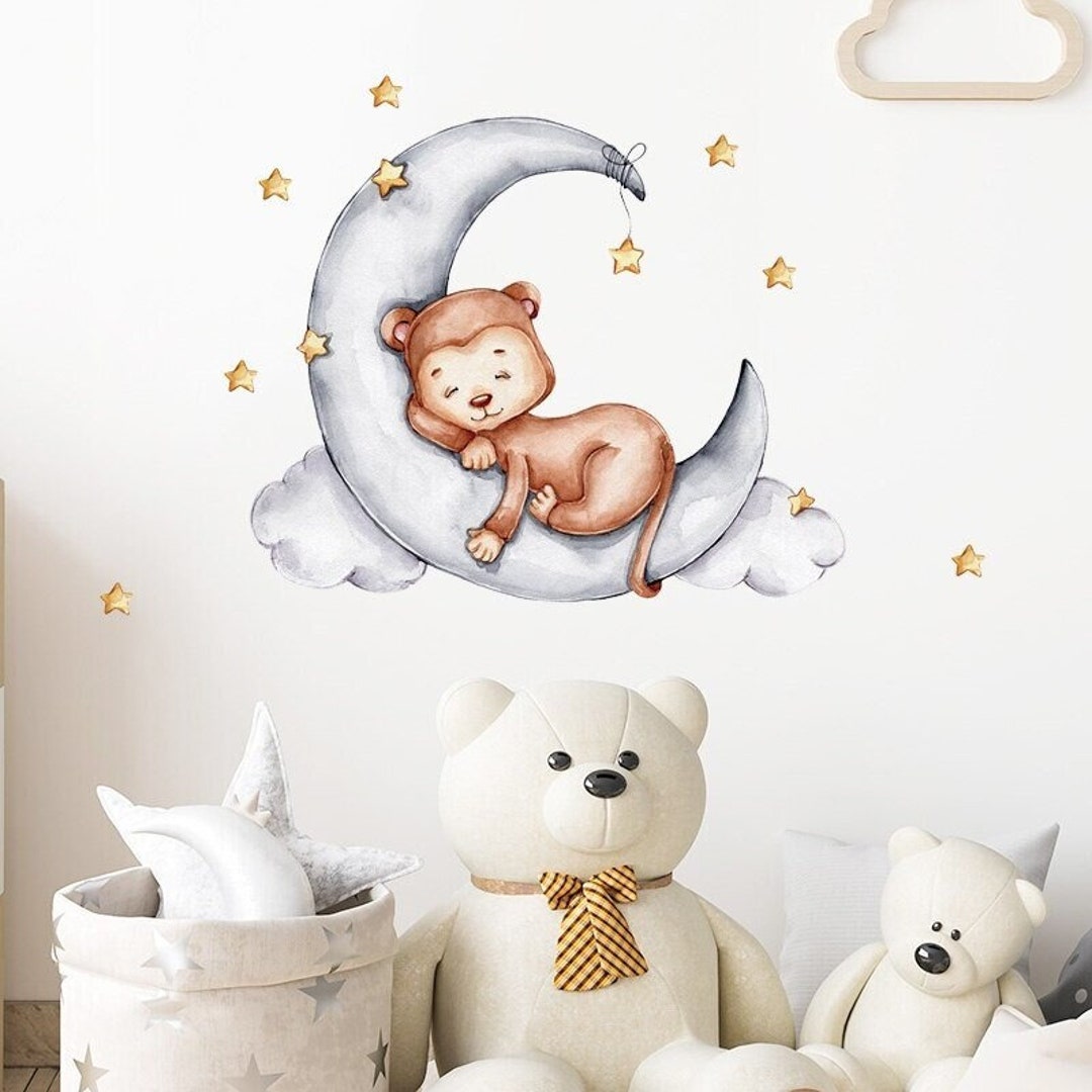 Baby Room Stickers Children's Wall Stickers Cute Pet Etsy UK