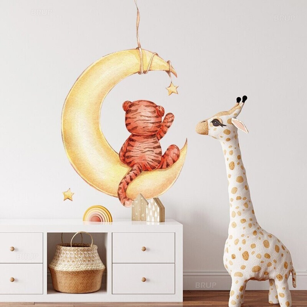 Baby Room Stickers Children's Wall Stickers Animal Etsy UK