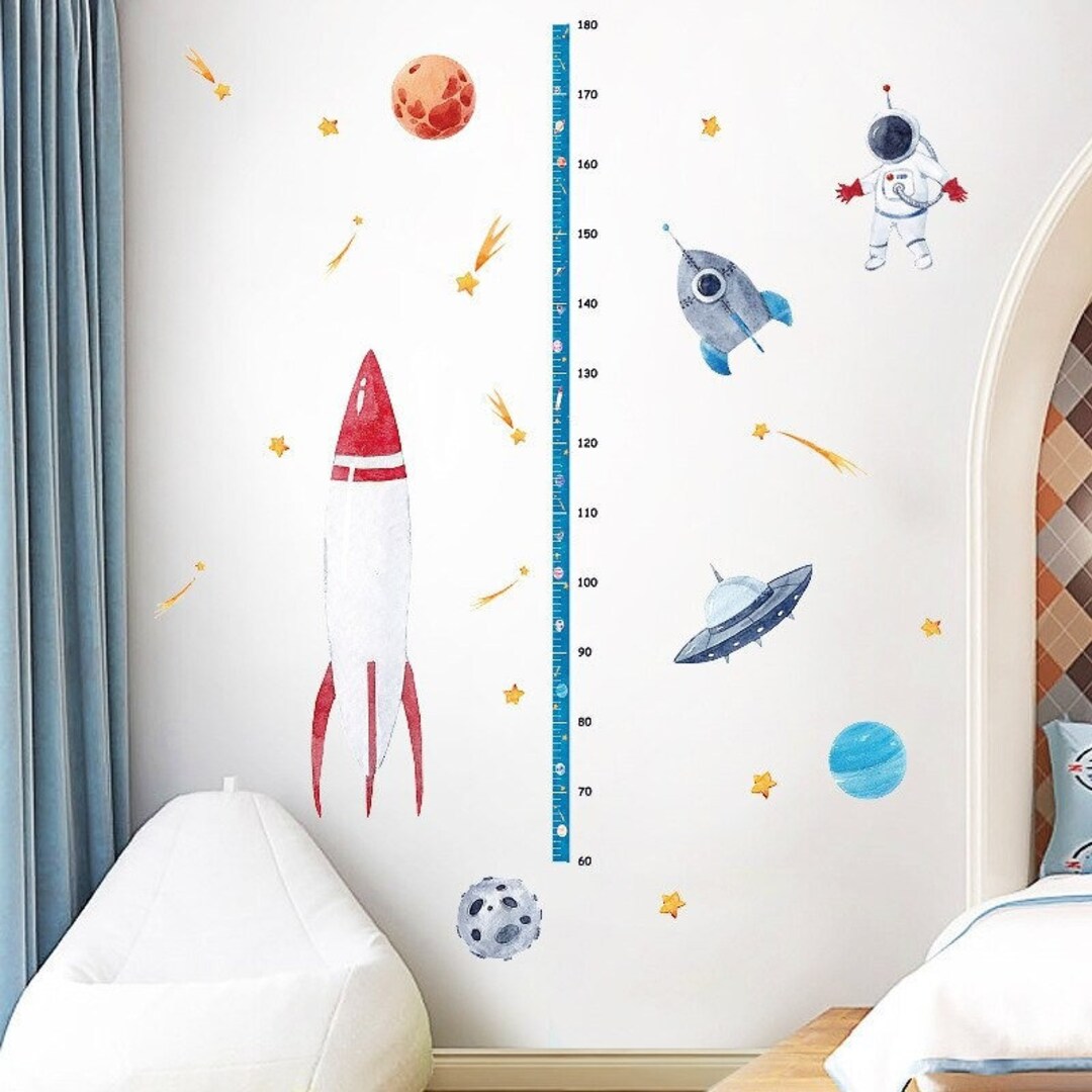 Baby Room Stickers Baby Wall Toise Child Toise Space Toise Etsy