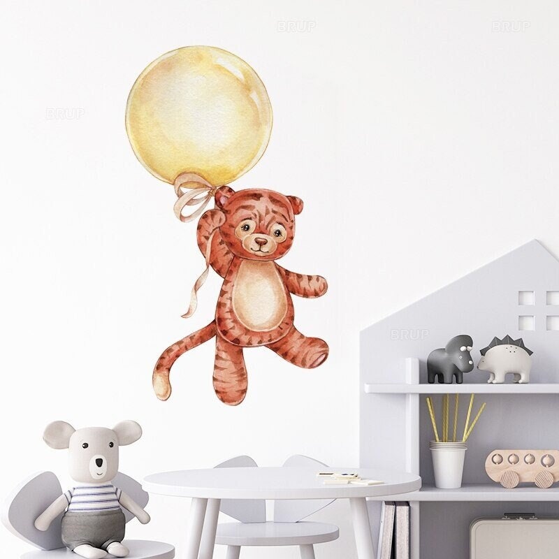 Baby Room Stickers Children's Wall Stickers Animal Etsy UK