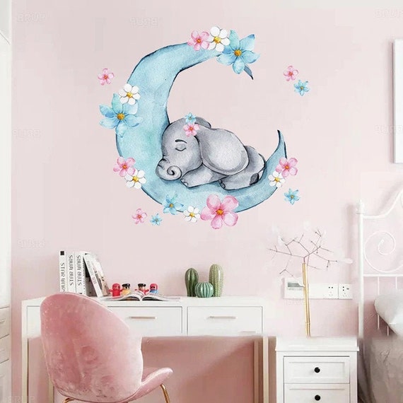 Baby Room Stickers Children S Wall Stickers Animal Etsy