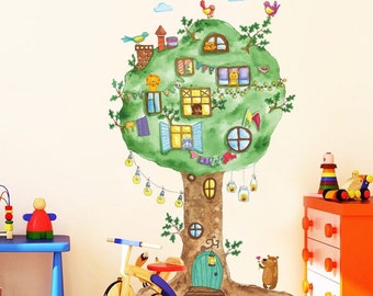 Stickers Arbre Chambre D Enfant Etsy France