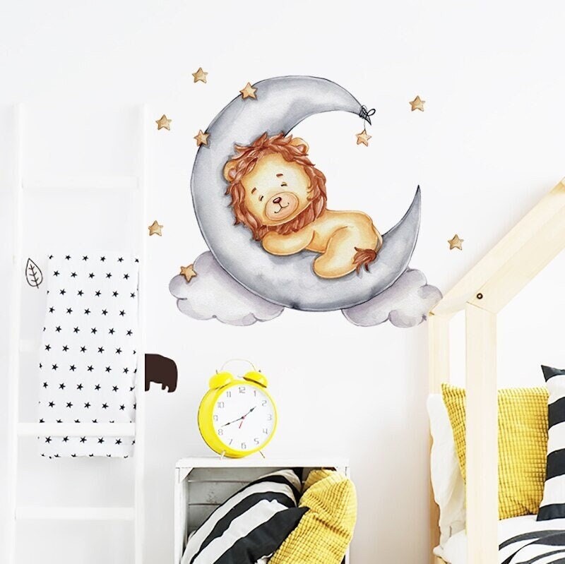 Baby Room Stickers Children's Wall Stickers Cute Pet Etsy UK