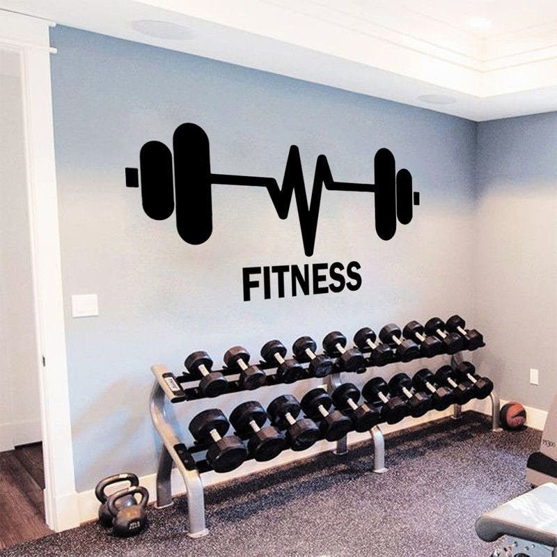 Stickers Muraux, Sticker Mural, Home Decor, Décoration d'intérieur, Murale, Salle de Sport, Fitness,