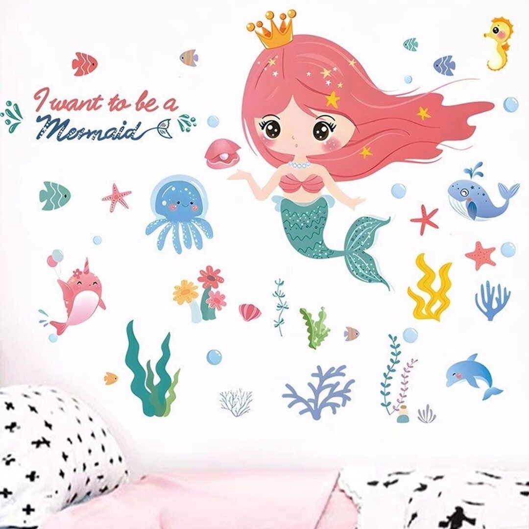 Baby Room Stickers Children's Wall Stickers Girl - Etsy UK
