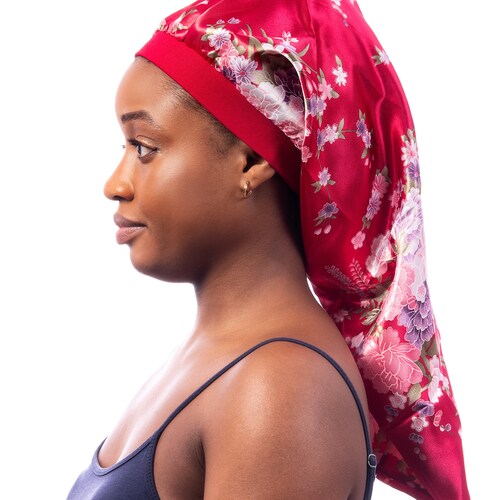 Satin Silk Bonnet Sleep Cap Head Cover 