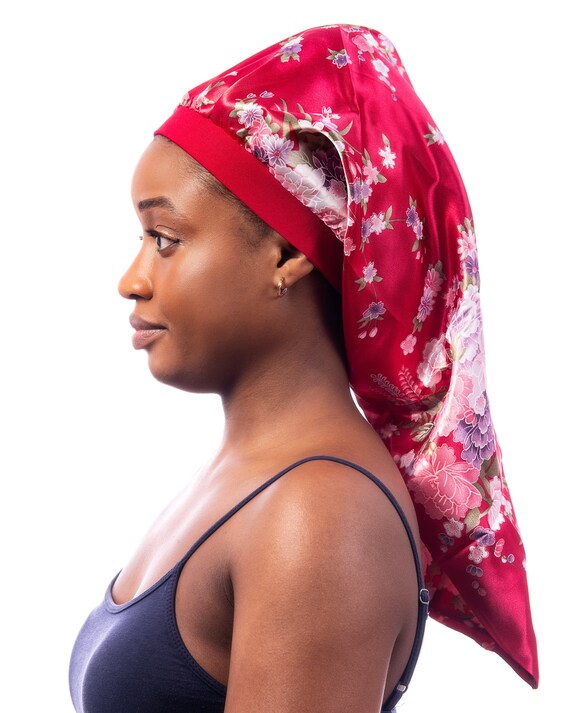 Satin Silk Bonnet Sleep Cap Head Cover 