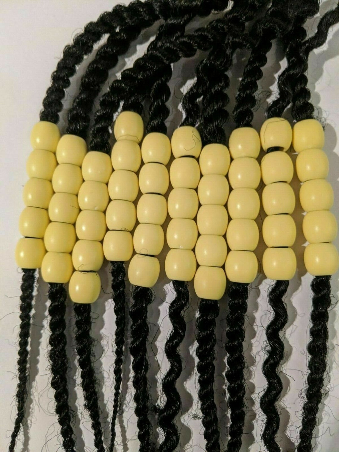 Assortment of Multicoloured Large African Beads for Hair or Etsy