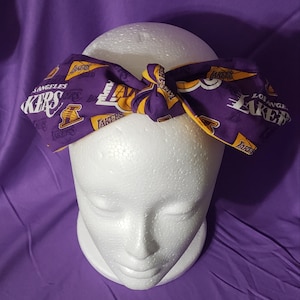 Lakers Adjustable Headband