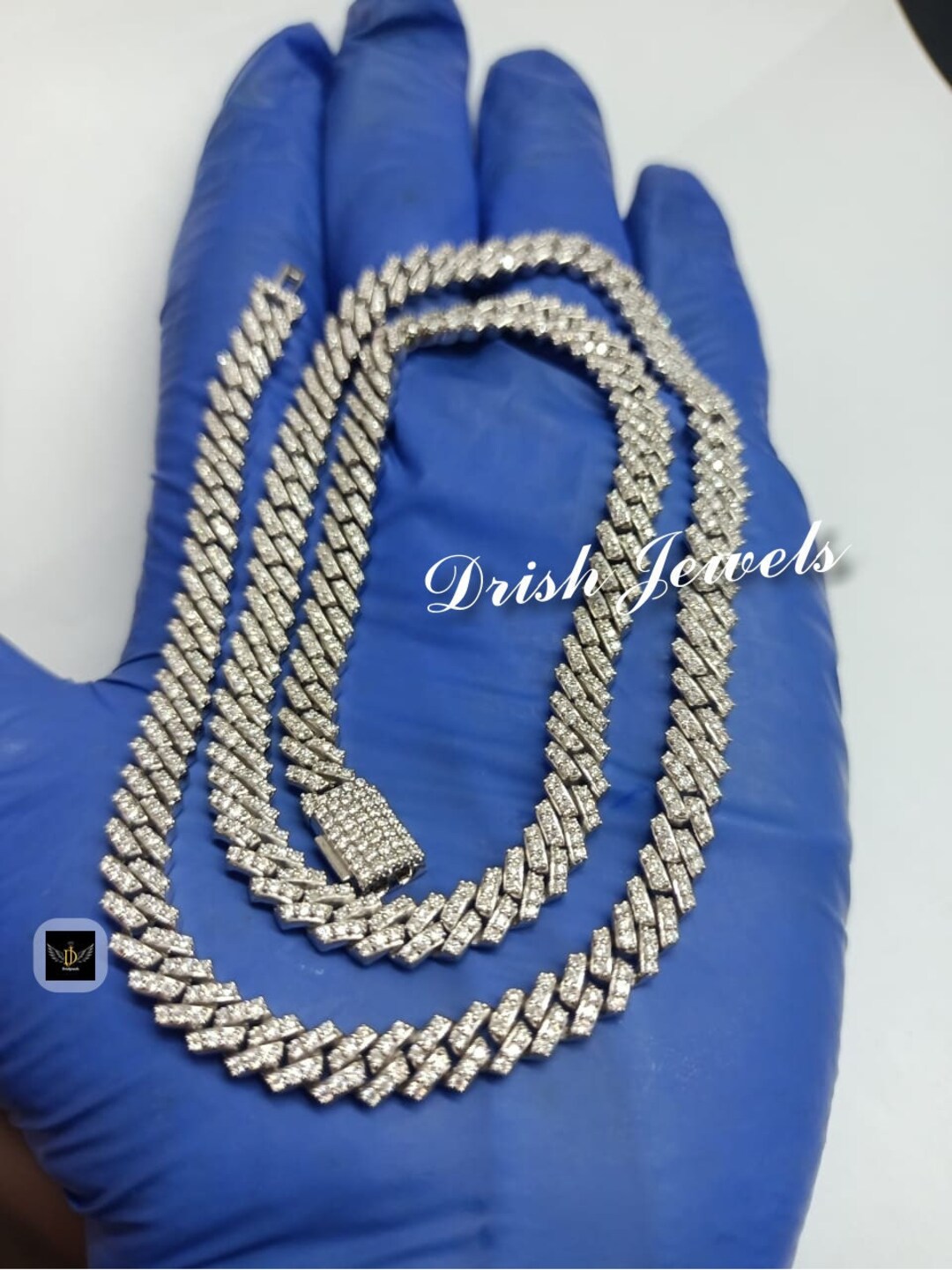 6MM X 20 Long Cuban Link Chain Necklace Unisex 8.00ctw Etsy