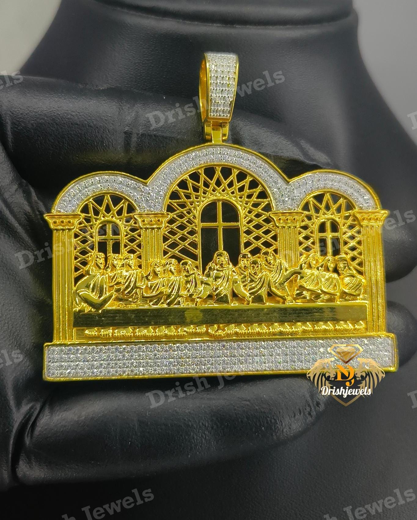 Sterling Silver Last Supper Pendant