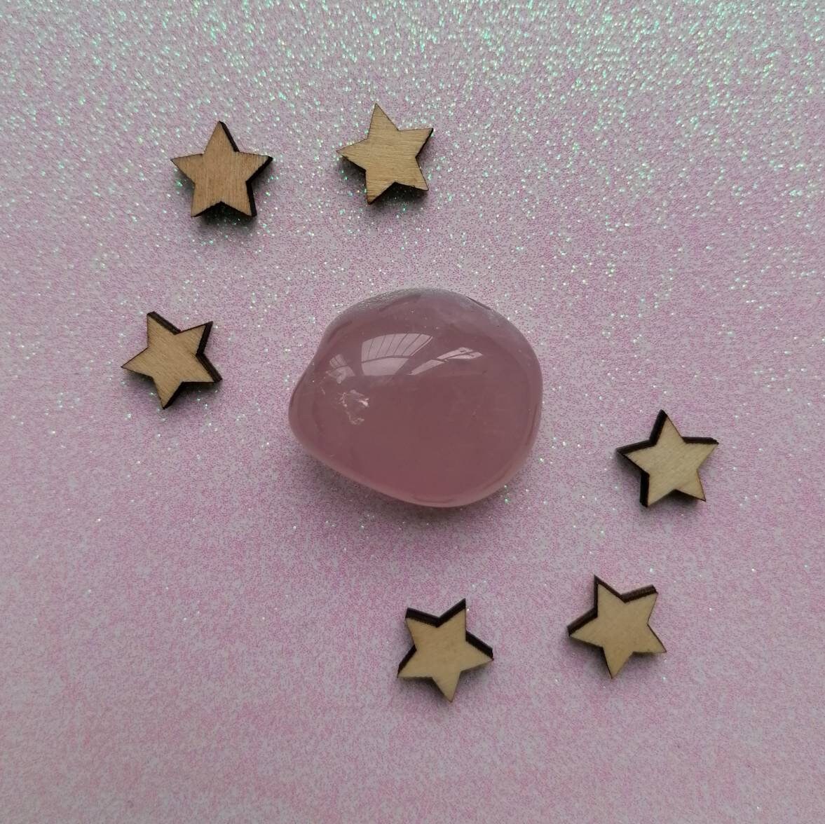 Pierre Roulée Quartz Rose 29G