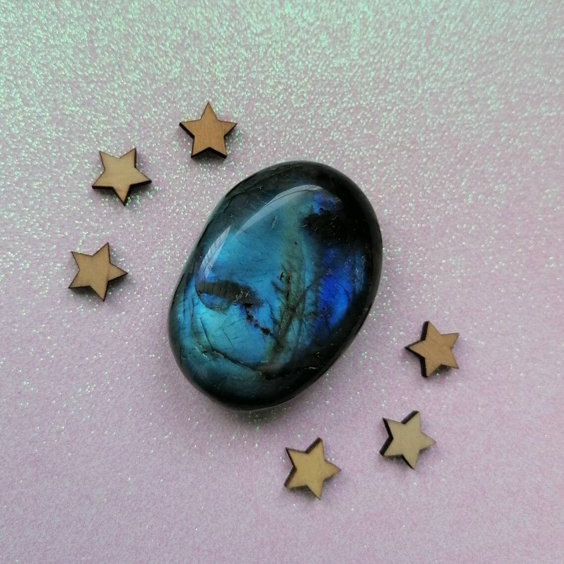 Galet de Labradorite 108G